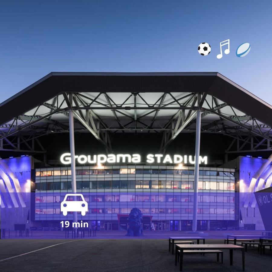 Апартаменты Le Petit Cocon - Parking Prive - Lyon Sud Венисьё Экстерьер фото
